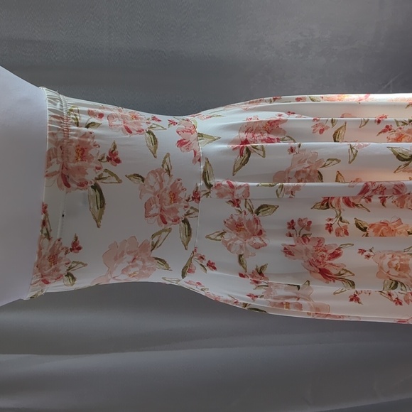 BFamous Floral Strapless High Low Dress - Picture 7 of 8